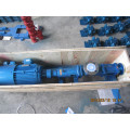 Hydraulic portable sewage screw pump